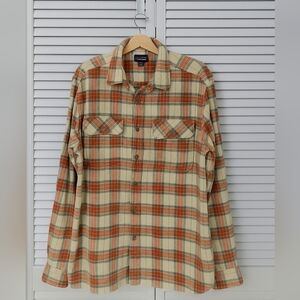 Patagonia Fjord Brushed flannel plaid shirt